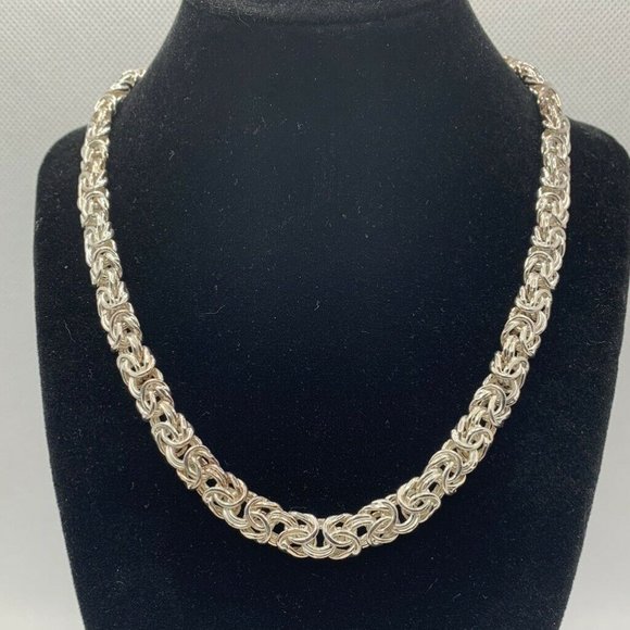 Milor Jewelry - Sterling Silver Byzantine Milor Necklace / .925